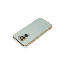 Newface Xiaomi Redmi Note 9 Kılıf Volet Silikon - Açık Yeşil