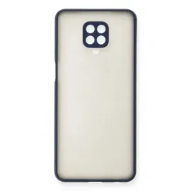 Newface Xiaomi Redmi Note 9 Pro Kılıf Montreal Silikon Kapak - Lacivert