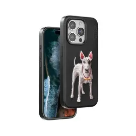 Venco Iphone 14 Pro Max Perma Desenli Kapak - Siyah