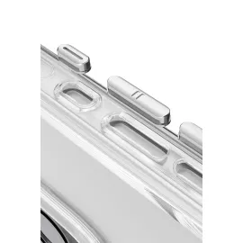 Joko Iphone 15 Pro Gleam Pc Sert Magsafe Kılıf - Şeffaf-Siyah