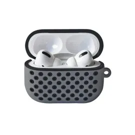 Newface Airpods Pro 2 (2.nesil) Spor Delikli Kılıf - Gri-Siyah