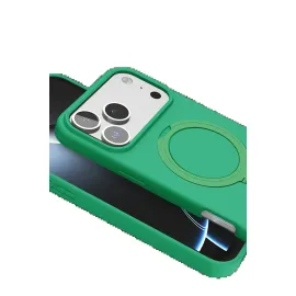 Newface Apple Iphone 17 Pro Max Regal Magsafe Standlı Kapak - Yeşil