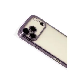 Newface Apple Iphone 17 Pro Razer Lensli Silikon - Mor