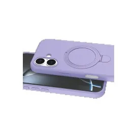 Newface Apple iPhone 17 Regal Magsafe Standlı Kapak - Lila