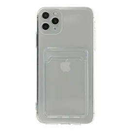 Newface Iphone 11 Pro Max Kılıf Kart Şeffaf Silikon - Şeffaf