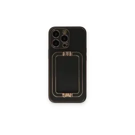 Newface Iphone 14 Pro Max Kılıf Coco Elit Kapak - Siyah