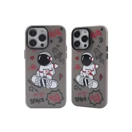 Newface Iphone 14 Pro Max Kılıf Prada Desenli Kapak - Prada Siyah - 1