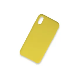 Newface Iphone Xs Max Kılıf Lansman Legant Silikon - Sarı