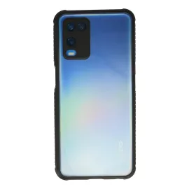 Newface Oppo A54 4G Kılıf Miami Şeffaf Silikon - Siyah