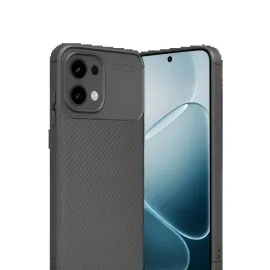 Newface Oppo A6 Pro 4G Auto Focus Karbon Kapak - Gri