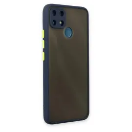 Newface Realme C25 Kılıf Montreal Silikon Kapak - Lacivert