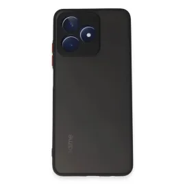 Newface Realme C53 Kılıf Montreal Silikon Kapak - Siyah