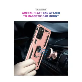 Newface Samsung Galaxy A03S Kılıf Sofya Yüzüklü Silikon Kapak - Rose