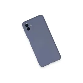 Newface Samsung Galaxy A04 Kılıf Nano Içi Kadife Silikon - Gri