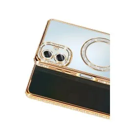 Newface Samsung Galaxy A07 4G Joke Simli Magneticsafe Kılıf - Gold