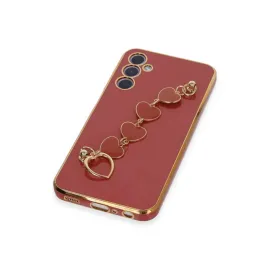 Newface Samsung Galaxy A24 4G Kılıf Esila Silikon - Kırmızı