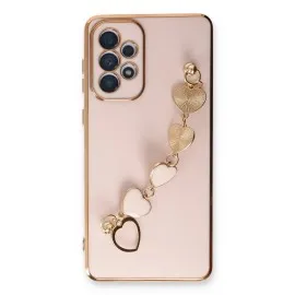Newface Samsung Galaxy A33 5G Kılıf Esila Silikon - Pudra