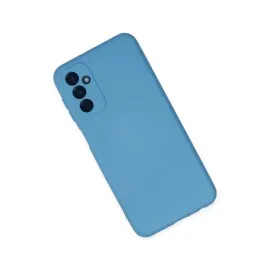 Newface Samsung Galaxy M23 Kılıf Nano Içi Kadife Silikon - Mavi