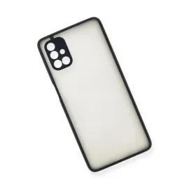 Newface Samsung Galaxy M51 Kılıf Montreal Silikon Kapak - Lacivert