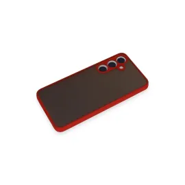 Newface Samsung Galaxy S24 Kılıf Montreal Silikon Kapak - Kırmızı