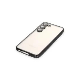 Newface Samsung Galaxy S24 Kılıf Razer Lensli Silikon - Siyah