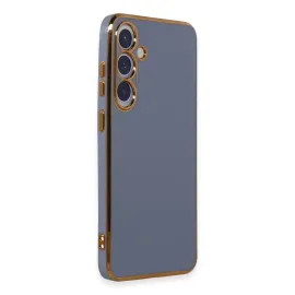 Newface Samsung Galaxy S24 Plus Kılıf Volet Silikon - Mavi