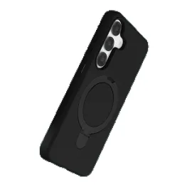 Newface Samsung Galaxy S25 Regal Magsafe Standlı Kapak - Siyah