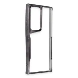 Newface Samsung Galaxy S25 Ultra Kılıf Boyi Silikon Kapak - Siyah