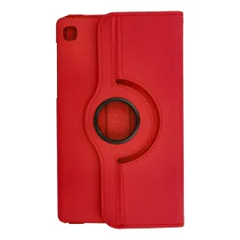 Newface Samsung Galaxy T220 Tab A7 Lite 8.7 Kılıf 360 Tablet Deri Kılıf - Kırmızı