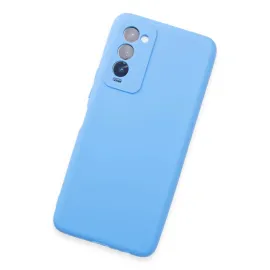 Newface Tecno Camon 18 Kılıf First Silikon - Mavi
