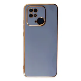 Newface Xiaomi Redmi 10C Kılıf Volet Silikon - Mavi