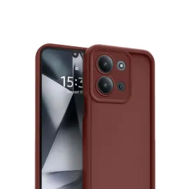 Newface Xiaomi Redmi 15C 4G Viera Silikon - Bordo