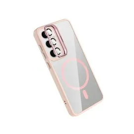 Joko Samsung Galaxy S25 Fe Remim Lensli Magsafe Standlı Kapak - Pembe