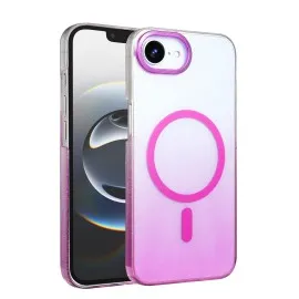 Newface Apple Iphone 16E Glossy Magsafe Kapak - Mor