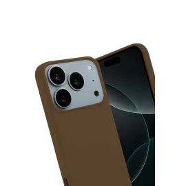 Newface Apple Iphone 17 Pro Max First Silikon - Kahverengi