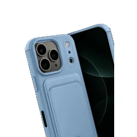 Newface Apple Iphone 17 Pro Max Kelvin Kartvizitli Silikon - Mavi