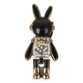 Newface Astro Stand Tavşan Astronot - Siyah