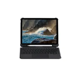 Newface T5207D iPad Pro 11 (2022) Kılıf İnter Ledli Klavyeli Tablet Kılıfı - Siyah