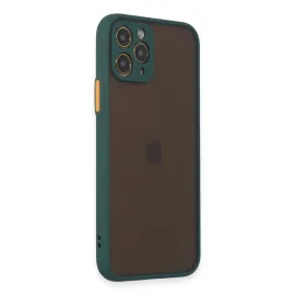 Newface Iphone 11 Pro Kılıf Montreal Silikon Kapak - Yeşil