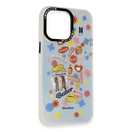 Newface Iphone 13 Pro Kılıf Estoril Desenli Kapak - Estoril - 16