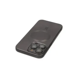 Newface Iphone 13 Pro Kılıf Moshi Lens Magneticsafe Silikon - Füme