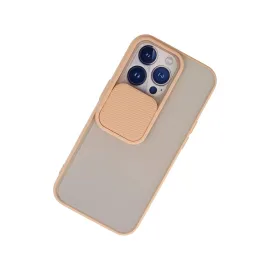 Newface Iphone 13 Pro Kılıf Palm Buzlu Kamera Sürgülü Silikon - Pembe