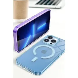 Newface Iphone 13 Pro Kılıf Troy Magsafe Kapak - Mor