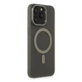 Newface Iphone 15 Pro Kılıf Lodos Magneticsafe Mat Kapak - Titan Gri