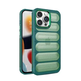 Newface Iphone 15 Pro Max Kılıf Airmax Silikon Kapak - Koyu Yeşil