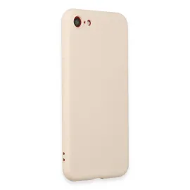 Newface Iphone 7 Kılıf First Silikon - Krem