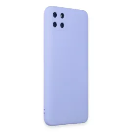 Newface Realme C11 Kılıf Nano Içi Kadife Silikon - Lila