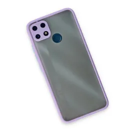 Newface Realme C25 Kılıf Montreal Silikon Kapak - Mor