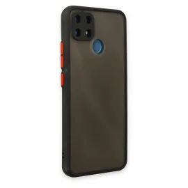 Newface Realme C25 Kılıf Montreal Silikon Kapak - Siyah