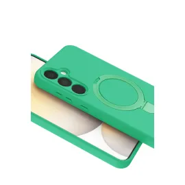 Newface Samsung Galaxy A16 5G Regal Magsafe Standlı Kapak - Yeşil